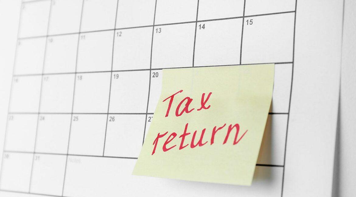Tax Return calendar date