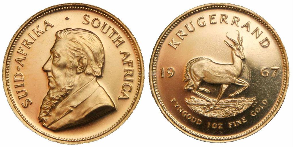 Krugerrand coins