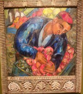 Pomegranate seller in Zanzibar by Irma Stern 