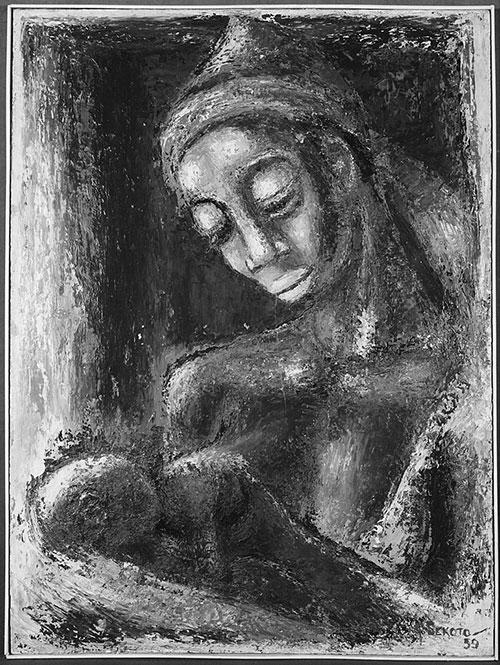 Mother and Child, 1959, by Gerard Sekoto