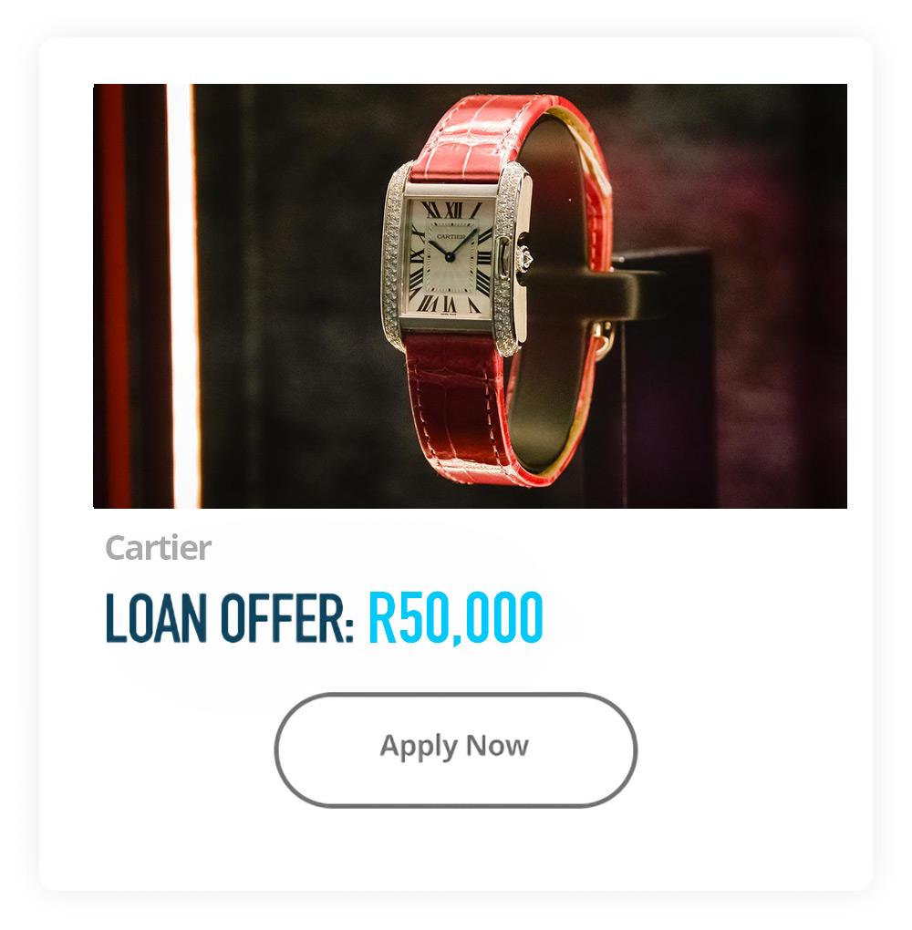 loan against Cartier with lamna
