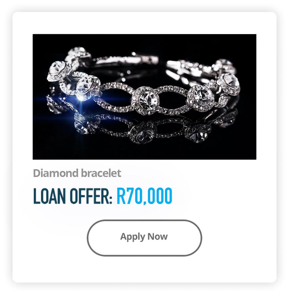 Loans against diamond bracelets