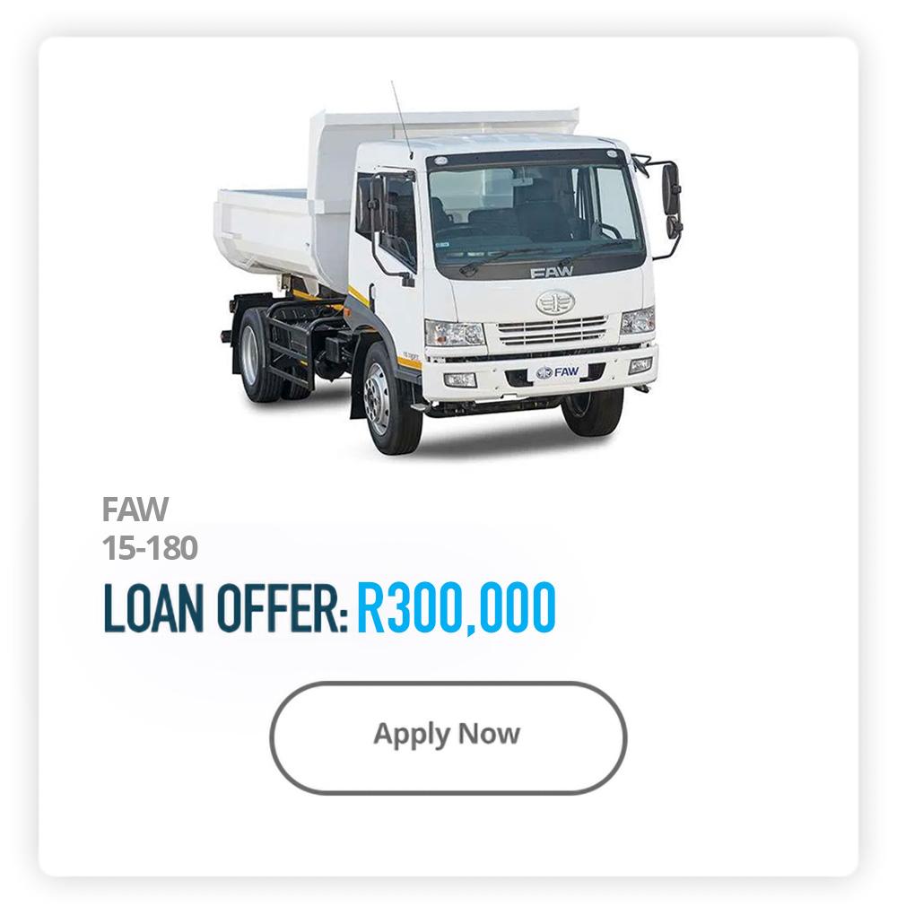 Loans Against FAW Trucks in South Africa