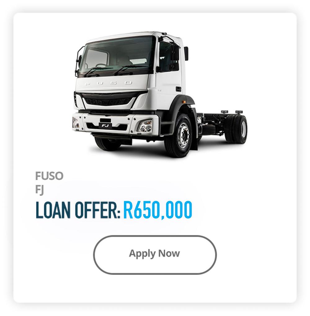 Loans Against Fuso Trucks in South Africa