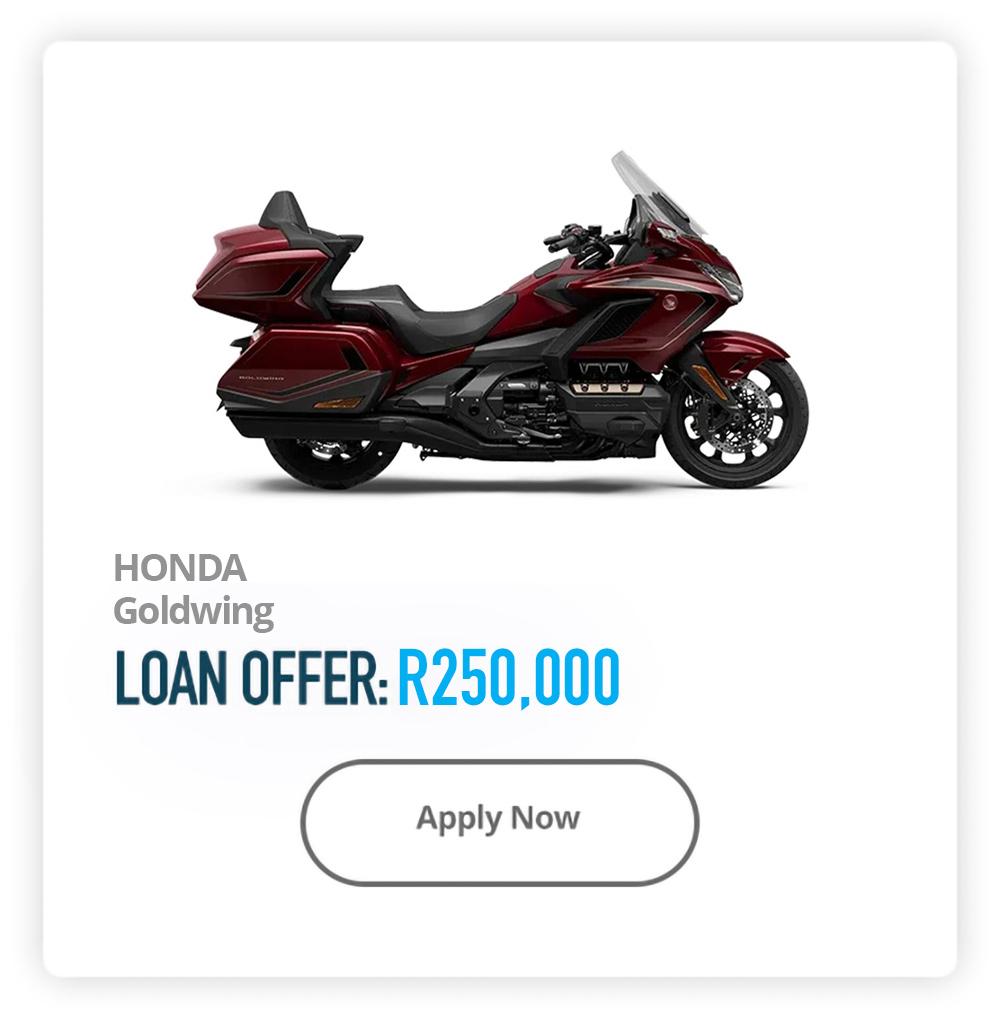 Loans Against Honda Motorcycles in South Africa