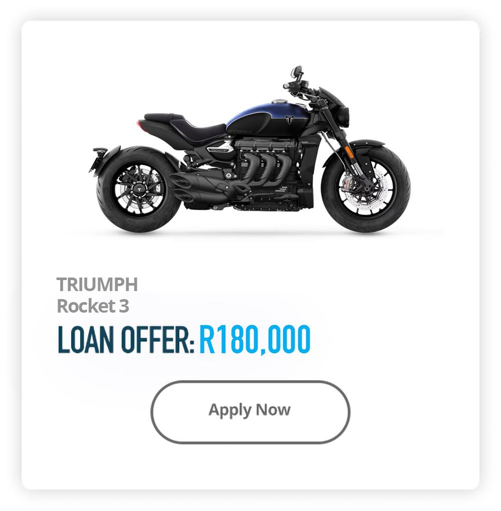 Loans Against Triumph Motorcycles in South Africa