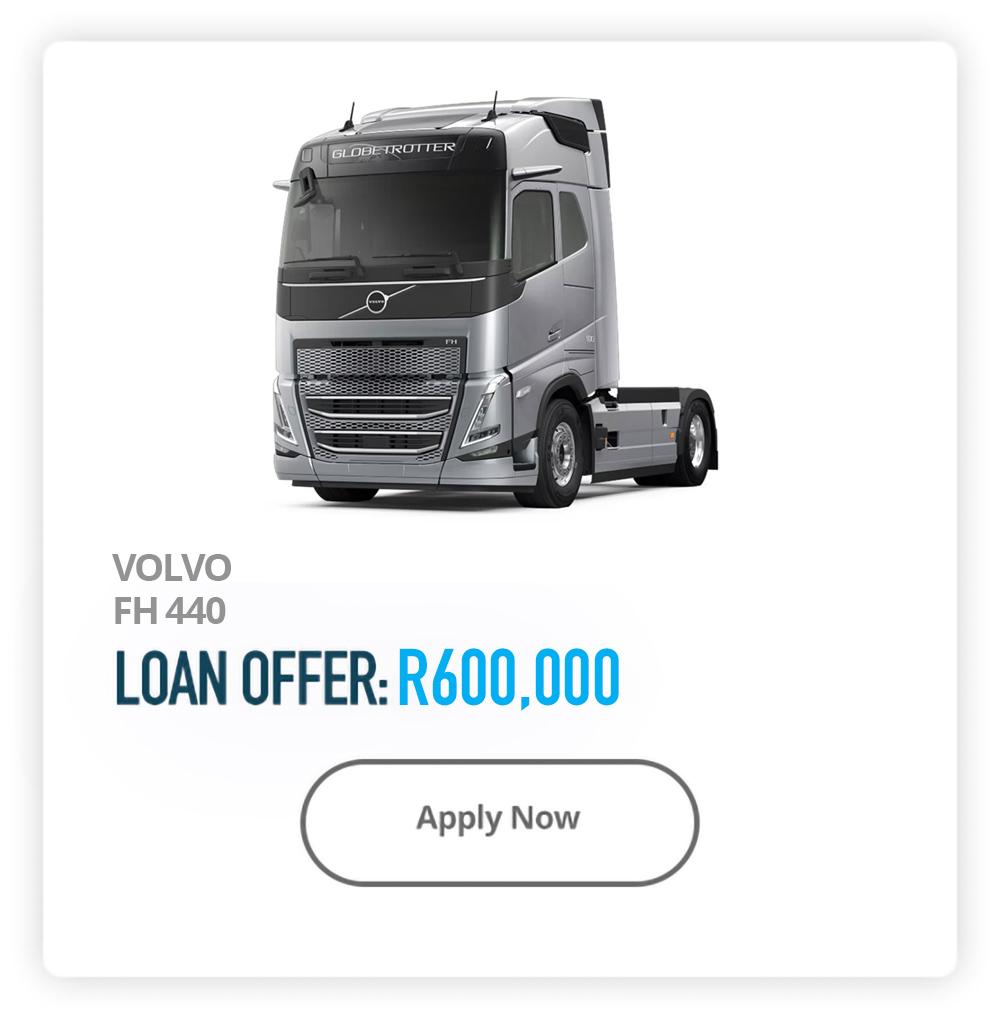 Loans Against Volvo Trucks in South Africa