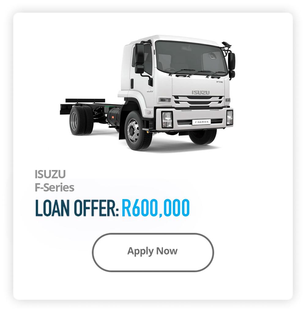 Loans Against Isuzu Trucks in South Africa